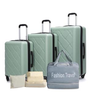 3-Piece Hardside Luggage Set with Packing Cubes
