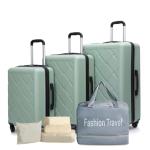 3-Piece Hardside Luggage Set with Packing Cubes