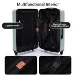 3-Piece Hardside Luggage Set with Packing Cubes