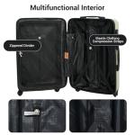 Lightweight Green 3-Piece Hardside Luggage Set