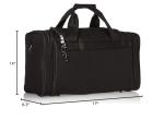 Rockland 18.5-Inch Black Duffel Bag