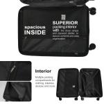 Travelhouse 3-Piece Lightweight Hardshell Luggage Set