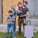 Lightweight Lavender Hardside Carry-On Luggage 20