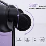 Lightweight Lavender Hardside Carry-On Luggage 20