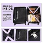 Lightweight Lavender Hardside Carry-On Luggage 20