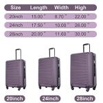 Travelhouse 3-Piece Lightweight Hardside Luggage Set