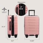 U.S. Traveler Boren 22-Inch Expandable Hardside Luggage