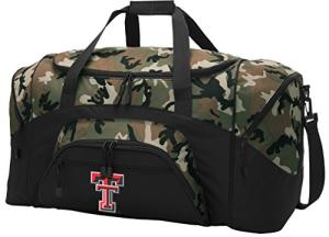 Camo Texas Tech Red Raiders Large Duffel Bag