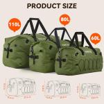 Extra Large Waterproof Duffel Bag for Adventures