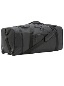 Protege 32" Black Compact Rolling Duffel Bag