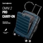 Samsonite Omni 2 Pro Hardside Expandable Luggage with Spinner Wheels, Pro Carry-on, MIDNIGHT BLACK
