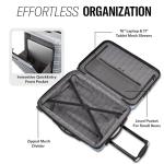 Samsonite Omni 2 Pro Hardside Expandable Luggage with Spinner Wheels, Pro Carry-on, MIDNIGHT BLACK