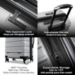 Samsonite Omni 2 Pro Hardside Expandable Luggage with Spinner Wheels, Pro Carry-on, MIDNIGHT BLACK