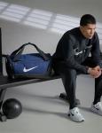 Nike Brasilia Small Training Duffel Bag, Midnight Navy