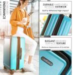 Travelarim Teal Hard Shell Luggage Set - 4 Piece