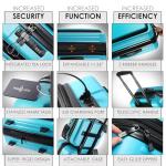 Travelarim Teal Hard Shell Luggage Set - 4 Piece