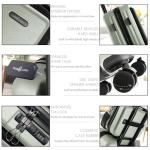 TravelArim 22-Inch Sage Green Carry-On Luggage