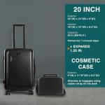 Travelarim 3-Piece Expandable Hard Shell Luggage Set