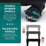 Travelarim 3-Piece Expandable Hard Shell Luggage Set