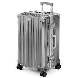 ALPHA CAMP 24" Aluminum Frame Luggage with USB