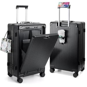 MRPLUM Hardside Carry On Luggage with USB Port