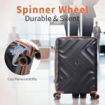 Rosamo 10-Piece Expandable Luggage Set with Spinner Wheels