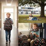 Rosamo Kids' 6-Piece Hardside Luggage Set