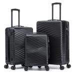 Rosamo 3-Piece Hardside Luggage Set with Wheels