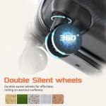 Rosamo 3-Piece Hardside Luggage Set with Wheels