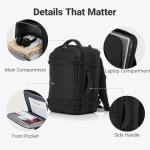 Rosamo 3 Piece Expandable Hard Case Luggage Set