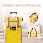 Rosamo 5-Piece Expandable Luggage Set - Yellow