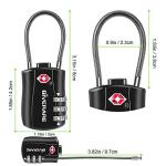 GIVERARE TSA Approved 3-Digit Travel Padlock