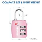 TSA Approved 2 Pack Travel Luggage Locks