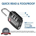 TSA Approved 2 Pack Travel Luggage Locks