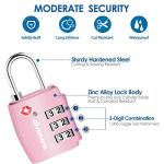 TSA Approved 2 Pack Travel Luggage Locks