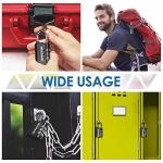 GIVERARE 8-Pack Keyless 3-Digit Luggage Locks