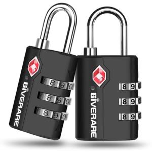 TSA Approved 2-Pack Travel Luggage Locks
