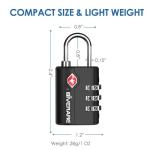 TSA Approved 2-Pack Travel Luggage Locks
