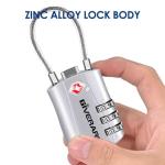 GIVERARE TSA Approved 3-Digit Luggage Locks - 2 Pack