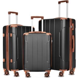 Merax 3-Piece Hardshell Spinner Luggage Set