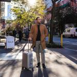 KANGSHILU Lightweight Aluminum Carry-On with Toiletry Set