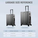 UrbanExplorer 20 Inch Zipperless Carry On Luggage