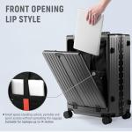 UrbanExplorer 20 Inch Zipperless Carry On Luggage