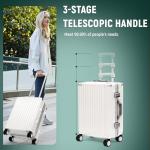 UrbanExplorer 20-Inch Zipperless Carry-On Luggage