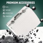 UrbanExplorer 20-Inch Zipperless Carry-On Luggage