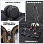 ROPLUS 21-Inch Expandable Softside Carry-On Suitcase