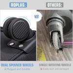 ROPLUS 21-Inch Expandable Softside Carry-On Suitcase