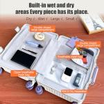 ROPULS 21-Inch Zipperless Hardside Luggage - Purple