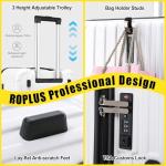 ROPLUS 21-Inch Hard Shell Carry-On Suitcase