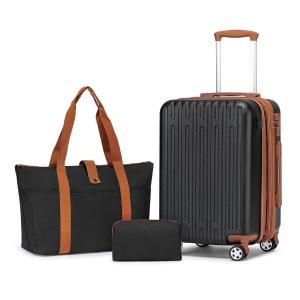 WEPLUS 3-Piece Hardside Carry-On Luggage Set